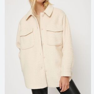 Dynamite York Cream Sherpa Jacket